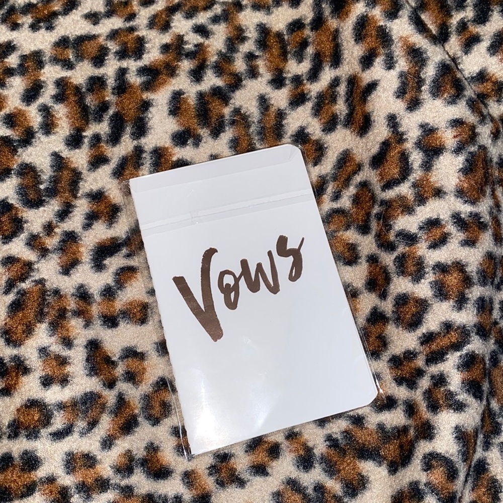 Vow booklets